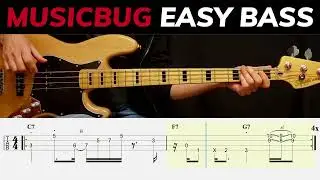 FUNK: Groovy Bass Line over C7-F7-G7 Chords