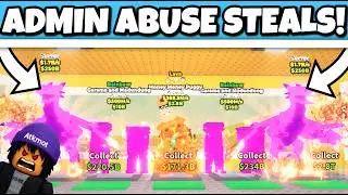 I STOLE OUTRAGEOUS LOOT DURING ADMIN ABUSE WITH &ldquo;BEANIE METHOD&rdquo; | STEAL A BRAINROT