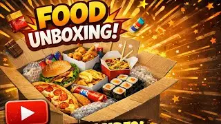 Mystery food unboxing 
