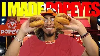 I RECREATED POPEYES CHICKEN SANDWICH