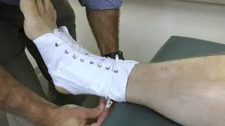 How To Wear a Canvas Lace Up Ankle Brace