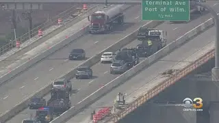 Delaware State Police Investigating Multi-Vehicle Crash On I-495 In Wilmington