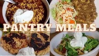WHAT'S FOR DINNER PANTRY MEALS | SHELF COOKING | BUDGET MEALS | DISHING DELIGHTS