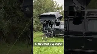 5 Top Tips for Roof Tent Camping in a Storm ⛺💨