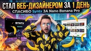 Обзор Nano Banana PRO в Syntx AI &mdash; стал веб-дизайнером за 1 день! Инструкция для новичков