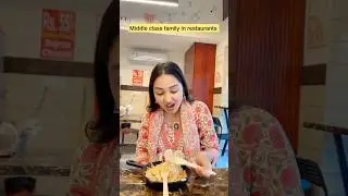Middle class in restaurant 😂 #shorts #viral #explorepage