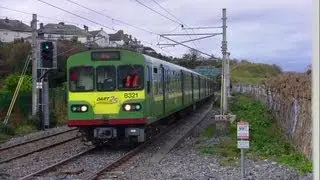Dart train number 8321 - Seapoint Station, Dublin
