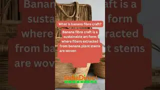 What is Banana Fibre Craft?