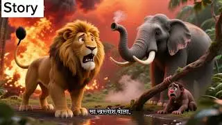 Jungle story 🌳||animals story 🦁🐒🐰|| #youtube #viralvideos #trainding 