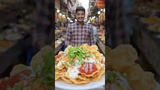 Delhi Food Tour in 24 Seconds 🤯🔥 #food #indianfoodmadeeasy #cookingrecipe #cooking #foodblogger
