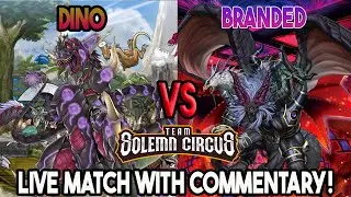 Dino VS Branded : Yu-Gi-Oh! Locals Feature Match | Live Duel