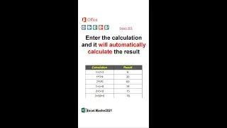 201 Enter the number and automatically calculate in Excel #shorts #youtubeshorts