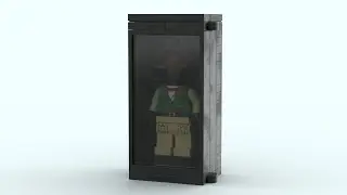 Lego (MOC) Mini Fig Display Case (414)