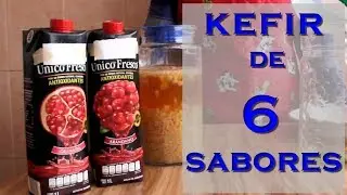 Receta: ¡¡Haz kefir de 6 sabores deliciosos!!