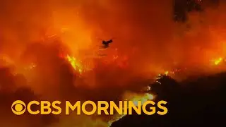 Explosive brush fire forces evacuations in southern California