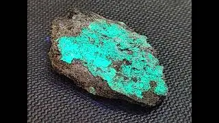 Torbernite / Meta-torbernite in Matrix - Guangxi, China - Uranium Ore