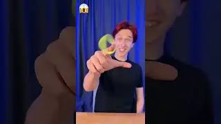 BERHASIL 🔥 Trik Sulap Karet Berputar di Jari 😱🤯 #shorts #challenge #magic #viral