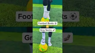 FOOTBALL BOOTS vs GRIP SOCKS ⚽️🧦