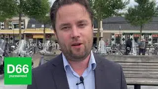 D66 Purmerend - Lijsttrekker Mark Intres over verkiezingsprogramma