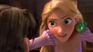 Tangled(HD-1080) - Rapunzel convinces Flynn to escort her to see flying lanterns #008