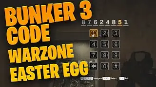 WarZone Bunker 3 Keypad Code 87624851 Warzone Update | Warzone Easter Egg
