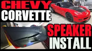 CHEVY CORVETTE C6 SONY FRONT SPEAKER INSTALL  - WITH BOSE