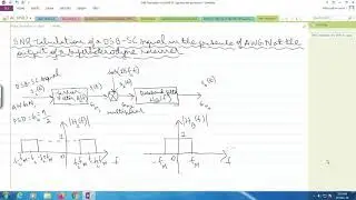 DSB SC SNR Part 1