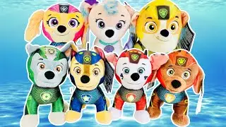 Paw Patrol Aqua Pups Soft Toys Collection