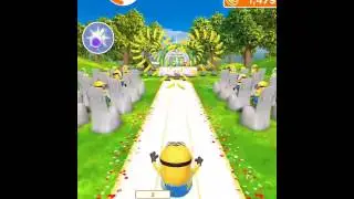 Minion Rush level 455 and a red zone