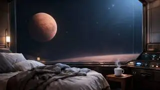 Space Cabin Near Mars | Ambience for Focus & Calm (2H)