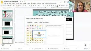 Special Characters in Google Slides