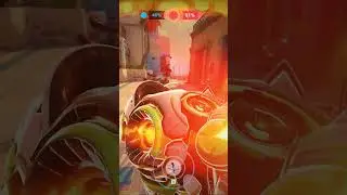 missing kiriko and silencing cassidy #overwatch2 #ow2 #reinhardt