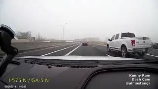 Interstate 575 Beginning to End Timelapse; February 2019