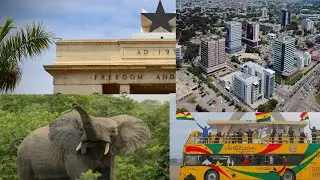 Ghana tourism 2025. skyline &  24 hour economy projects.