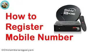 How to register your mobile number just sending SMS DishTV, DISH TV Register your mobile number