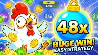 I HIT 48x On Chicken Road (Best Strategy For Beginners)