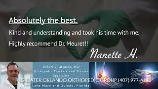 Dr. Robert Meuret, Orthopedic Fracture and Trauma Specialist, Google Review