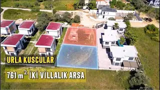 Urla Kuş&ccedil;ular Mahallesi'nde Satılık İki Villa Arsası