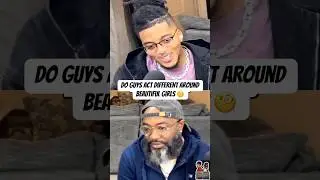 Do guys act different around beautiful girls just to get there attention ? 🧐#dating #relationship