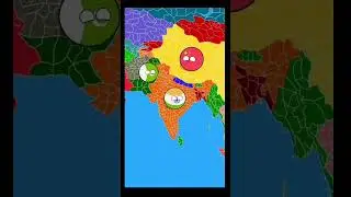 India angry on her😡 moye moye trending video#countryballs #india