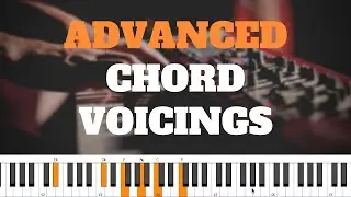 JAZZ & GOSPEL CHORD VOICINGS | Drop 2 Piano Tutorial