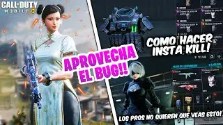 APROVECHA EL BUG!! INSTA KILL A JUGADORES 🤯 CHALECO BUG? x DMZ RECCON COD MOBILE | Dimitry