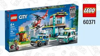 LEGO&reg; City Emergency Vehicles HQ (60371)[706pcs] Speed Build @TopBrickBuilderLite