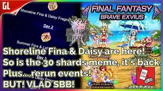 Shoreline Fina & Daisy are HERE! The 30 shard meme is, too... Final Fantasy Brave Exvius FFBE Global