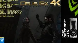 Deus Ex Mankind Divided Ultra Settings 4K | GTX 1080 | i7 5960X 4.4GHz [4K]