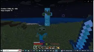 Редкий зомби из Minecraft в полной алмазной броне #bestminecraftclips #minecraft #minecrafthumor