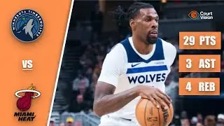 Naz Reid - 29 Points, 3 Assists, 4 Rebounds vs Heat - 2025-26 Regular Season