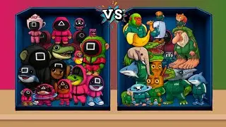 Which Team Wins? Squid Game Guards 🟥 vs Players 🟩Merge  Fellas -NEW UPDATE | The Ultimate Max Level