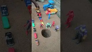 jcb push tractor and car in pit #jcbjcb #jcbbackhoe #satisfying #shorts #fmtoy #tractor #ytgamingb