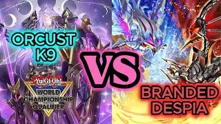 YUGIOH! TOP 4 REGIONAL CHAMPION LOCALS POV | OVERHEAD GAMEPLAY | ORCUST K9 VS BRANDED DESPIA